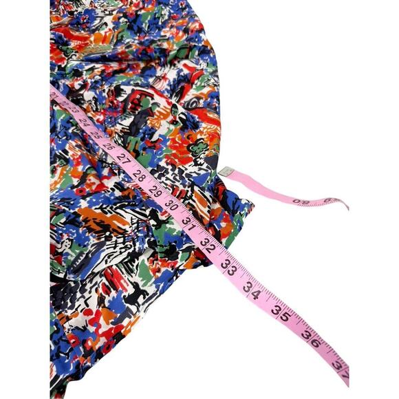 M Missoni 100% Silk Printed Kimono Belted Tunic Top Coverup Size Large New - Picture 10 of 10